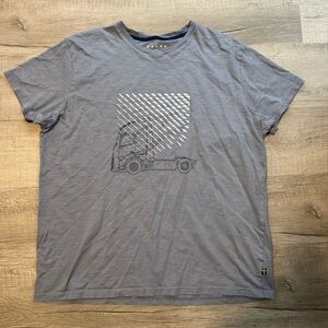 Volvo FH T Shirt, Light Blue - Volvo Word Mark - Men’s Size XL